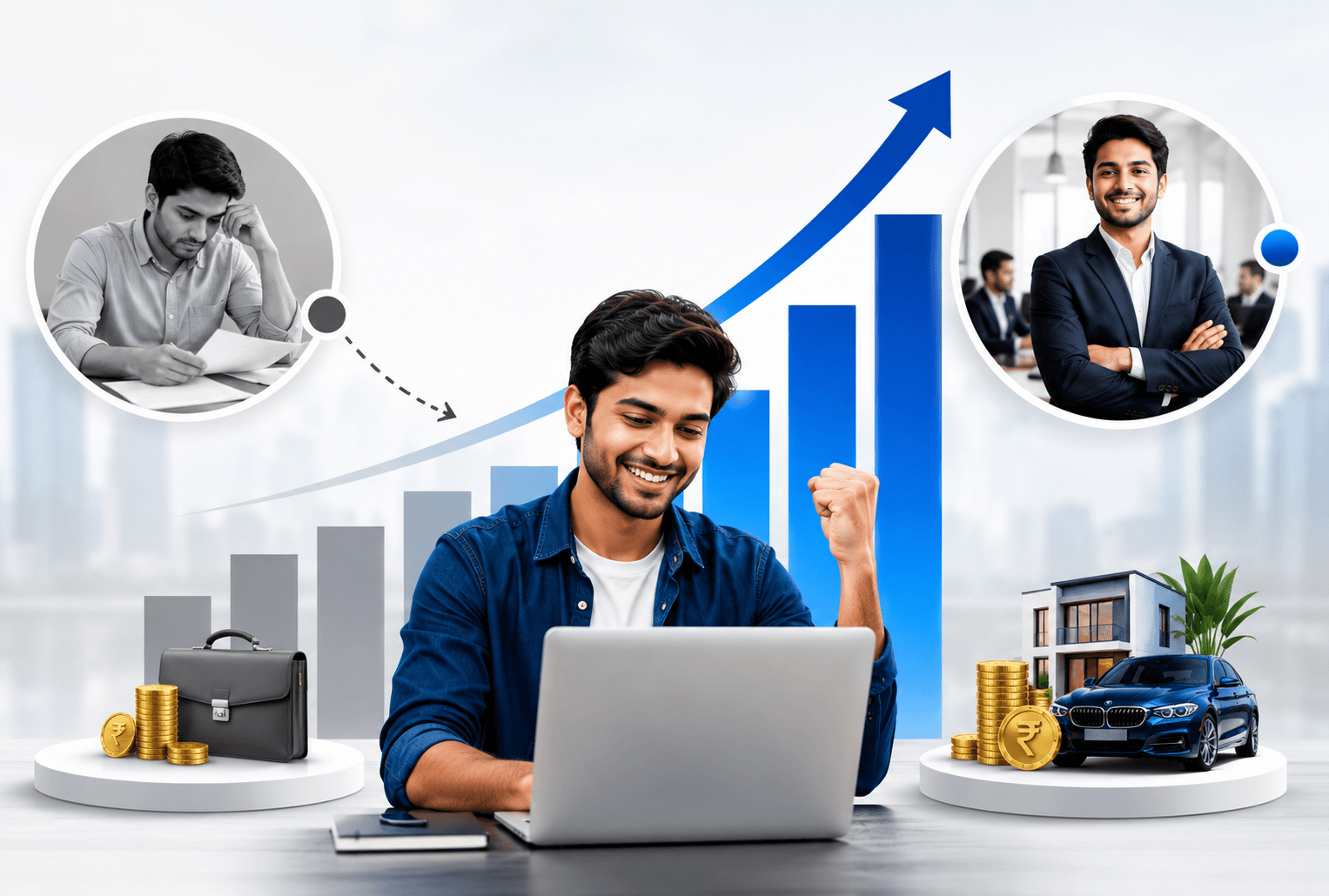 From ₹3L to ₹12L Salary: How Digital Marketing Transformed Our Students' Careers